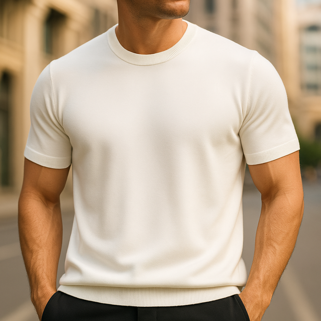 Krzysiek z Cieszyna – męski t-shirt, który łączy klasę z komfortem