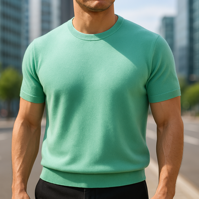 Krzysiek z Cieszyna – męski t-shirt, który łączy klasę z komfortem