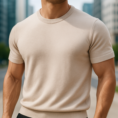 Krzysiek z Cieszyna – męski t-shirt, który łączy klasę z komfortem