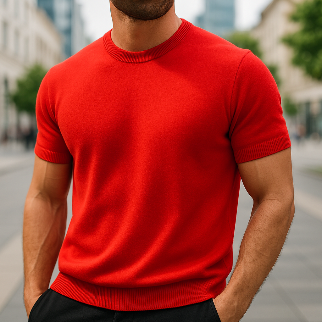 Krzysiek z Cieszyna – męski t-shirt, który łączy klasę z komfortem