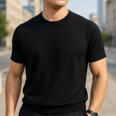 Krzysiek z Cieszyna – męski t-shirt, który łączy klasę z komfortem