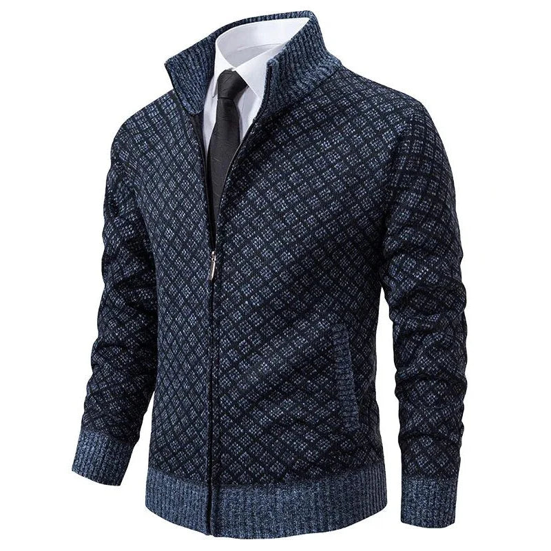 Marek – męski sweter na zamek z elegancją i codziennym komfortem