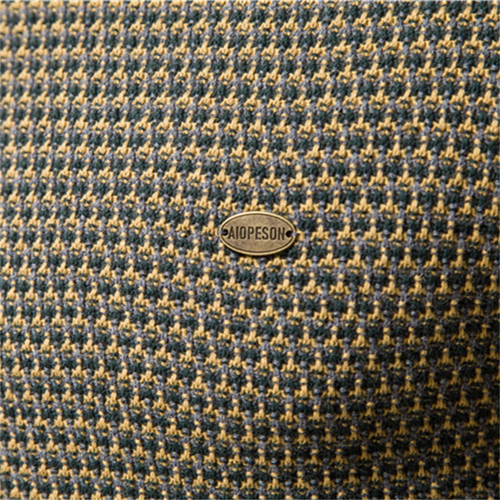 Maurycy - męski sweter we wzór | Ciepłe kolory i nowoczesna elegancja