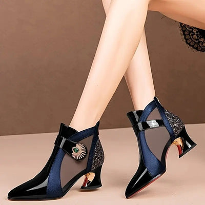 Bogusia – Eleganckie buty z charakterem i wyjątkowym wykończeniem