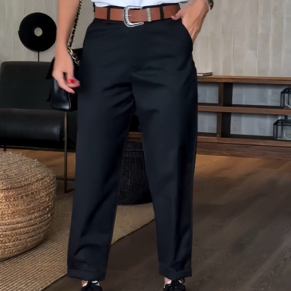 Sylwia | Eleganckie Spodnie w Paski