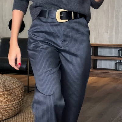 Sylwia | Eleganckie Spodnie w Paski
